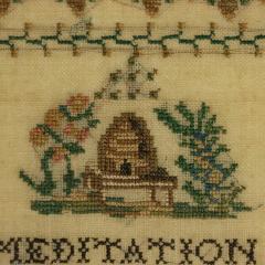 Victorian Sampler 1850 Sarah Roberts Aged 13 - 4049647