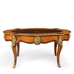 Victorian Satinwood Bureau Plat - 756397