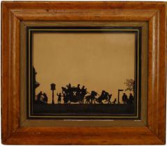 Victorian Silhouette of Coach and Horses - 4516951