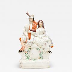 Victorian Staffordshire Porcelain Group - 4710631