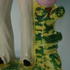 Victorian Staffordshire Pottery Begging Sailor Figure - 4527856