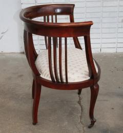 Victorian Style Barrel Inlaid Chair - 3045067