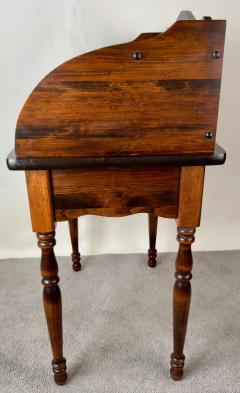 Victorian Style Walnut Roll Top Desk with Tambour Front - 3721960