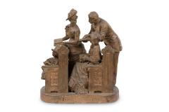 Victorian Terra Cotta Group Figures - 4655592