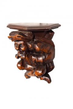 Victorian Walnut Figural Wall Bracket - 4139089