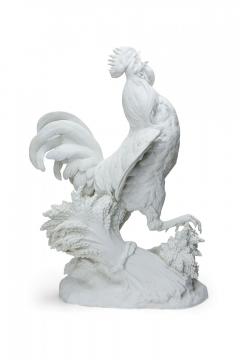 Victorian White Pariam Rooster - 4407683