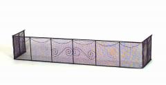 Victorian Wrought Iron Fire Fender - 4321867