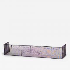 Victorian Wrought Iron Fire Fender - 4325829