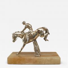 Victorian deskBronze Horse and Jockey - 4682995