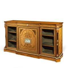 Victorian satinwood side cabinet attributed to Dyer and Watts - 2830883