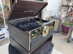 Victrola Entertainment Center and Stand - 4632493