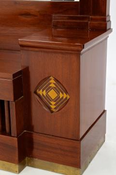 Vienna Secession Mahogany Mirror Console by J J Hermann Austria circa 1905 - 3337339