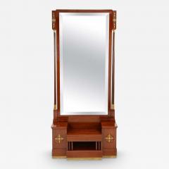 Vienna Secession Mahogany Mirror Console by J J Hermann Austria circa 1905 - 3341436