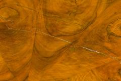 Viennese Biedermeier Figured Fruitwood Walnut and Ebonized Center Table - 4633918