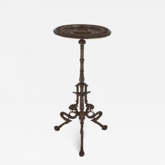 Viennese cast iron circular occasional table - 1685097