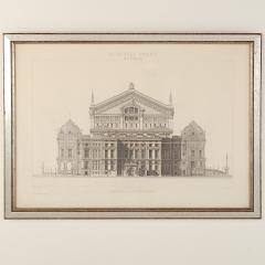 View of the Paris Opera House France 19th century - 2941212