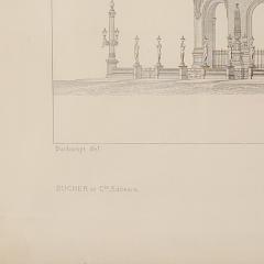 View of the Paris Opera House France 19th century - 2941218