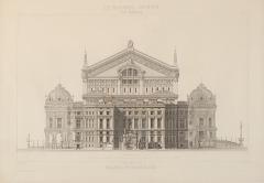 View of the Paris Opera House France 19th century - 2942337