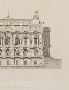 View of the Paris Opera House France 19th century - 2941221