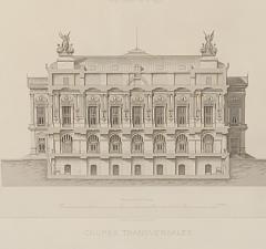 View of the Paris Opera House France 19th century - 2941222