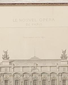 View of the Paris Opera House France 19th century - 2941223