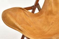 Vigano Vittoriano Tripolina Leather Sling Chair 1936 - 2439178