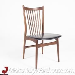 Viko Baumritter Style Mid Century Walnut Dining Chairs Set of 4 - 2575387