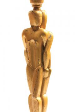 Viktor Schreckengost Art Deco Oscar Oscarette Gold Lamp by Viktor Schreckengost circa 1930s - 1975382