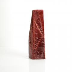 Vilhelm Bjerke Petersen VILHELM BJERKE PETERSEN RED STONEWARE VASE FOR RORSTRAND 1950S - 3712791