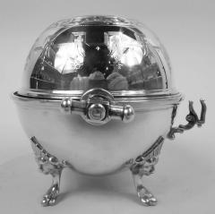 Vilhelm Christensen Danish Classical Silver Butter Dish by Vilhelm Christensen 1890 - 3769803