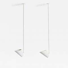 Vilhelm Lauritzen Pendant Lights in Metal Denmark 1950s - 4793416