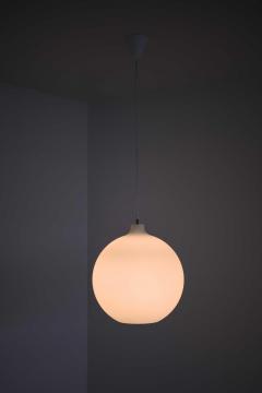 Vilhelm Wohlert Satellit Ceiling Lamp in Opaline Glass by Vilhelm Wohlert 1960s - 4663784
