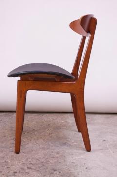 Vilhelm Wohlert Set of Eight Sculptural Danish Teak Dining Chairs by Vilhelm Wohlert for S borg - 1814029