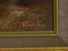 Vincent Clare Still Life with Grapes and Plums Antique Oil Painting by Vincent Clare - 978080