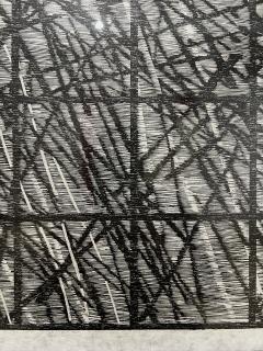 Vincent John Longo ORIGINAL 1960S ETCHING ON PARCHMENT - 4563499