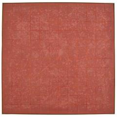 Vincent John Longo Vincent Longo American Grid in Terracotta Large Six Foot Square - 1270763
