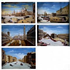 Vincenzo Chilone A set of Five Vedute scenes of Venice - 1019987