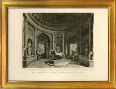 Vincenzo Feoli Magnificent large plate illustrating the Vatican Museum - 2289673
