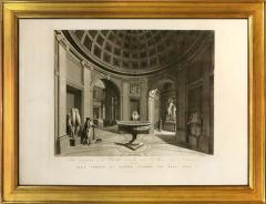 Vincenzo Feoli Magnificent large plate illustrating the Vatican Museum - 2292455