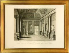 Vincenzo Feoli Magnificent large plate illustrating the Vatican Museum - 2292523