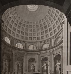 Vincenzo Feoli Magnificent large plate illustrating the Vatican Museum - 2324044