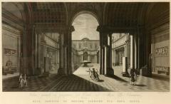 Vincenzo Feoli Magnificent plate illustrating the Vatican Museum - 2289647
