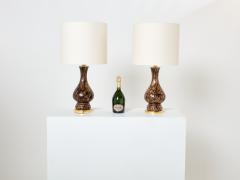 Vincenzo Nason Vincenzo Nason Avventurina Murano glass table lamps 1960s - 3048388