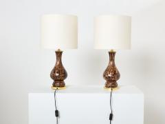 Vincenzo Nason Vincenzo Nason Avventurina Murano glass table lamps 1960s - 3048389