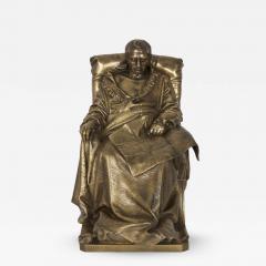 Vincenzo Vela Last Days of Napoleon Antique Bronze Sculpture by Vincenzo Vela - 942225