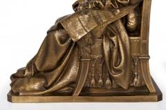 Vincenzo Vela Last Days of Napoleon Antique French Bronze Sculpture by Vela Barbedienne - 1172240