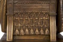 Vincenzo Vela Last Days of Napoleon Antique French Bronze Sculpture by Vela Barbedienne - 1172241