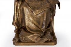 Vincenzo Vela Last Days of Napoleon Antique French Bronze Sculpture by Vela Barbedienne - 1172247