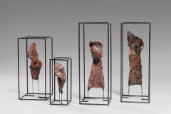 Vinicio Venturi Vinicio Venturi Framed abstract sculptures in pigmented plaster Italy 2022 - 2594396