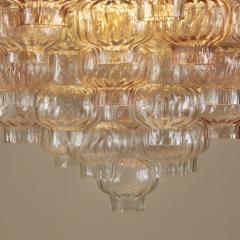 Vinicio Vianello Italian 1970s chandelier designed by Vinicio Vianello for Vistosi Murano - 2756521